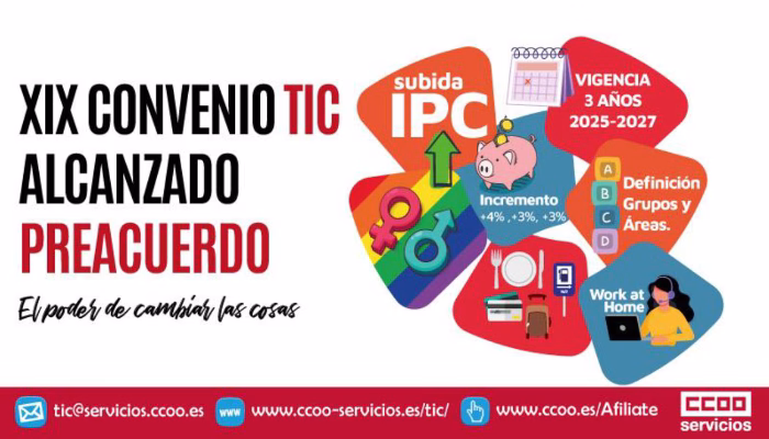 Alcanzado Preacuerdo para la firma del del XIX Convenio TIC