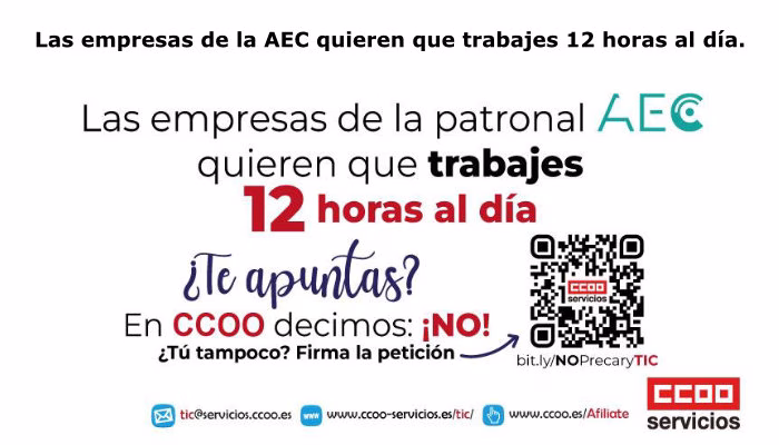 La patronal de Consultoría propone jornadas de trabajo de 12 horas diarias